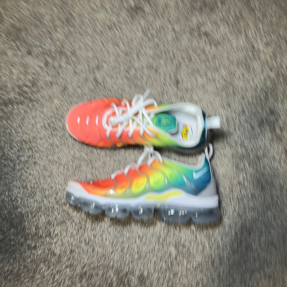 Nike Air VaporMax Plus Rainbow Gradient Sunset Mens Shoes 924453-103 Size 11
